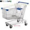 Asian Style Lightweight Steel Wire Shopping Trolleys On Wheels 180 Litre