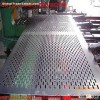 Decorative facade panel perforated metal mesh