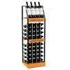 11 Tiers Metal Display Shelf  With Wood For Wine Or Other Beverage