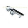 Polished 9 Feet Cash Register Table Counter Conveyor Belt Grocery Store With Aluminum Alloy Edge