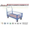 Four Wheel Folding Hand Truck Trolley For Hotel , Metal Hand Cart