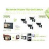 Outdoor Home Wireless Surveillance Camera Systems , 4CH CCTV NVR Security Camera