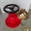 Checap 2.5" brass fire hydrant landing valve with chain
