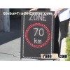 Automatically 1R1W Single Chip Adjust Outdoor Moving Led Traffic Signs Controlled by PC