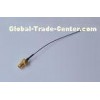 Black RF Cable Assembly I-PEX MHF Plug 20448-001R-081 To SMA Female RF 0.81 Cable