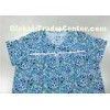 Elegant Flowers Short Sleeve Sleepwear Womens Summer Pyjamas Big Size