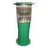 Beautiful Inside pole Plastic powdered aluminum 660mm Height solar lawn lamps