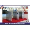 SS304 Flap Turnstile Entry Systems , Flap Barrier Turnstile AC 220V