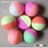 Golf ball .Two color crystal