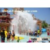 Maya Style Aqua Playground Park Equipment include 4 Fiberglass Water Slides For Children