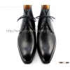 CIEB44 - Free Express Shipping Bespoke Handmade pure genuine calf leather Men's Casual Ankle Boo