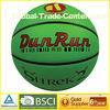 Customized Green Laminated Basketball with synthetic leather 7# for kids