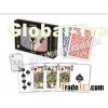 1546 Gambling Props Plastic COPAG Poker Cards With Regular Index Size