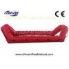 High Performance Inflatable Rescue Boat , Red Towable Army Inflatable Boats