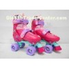Custom 4 Wheel Kids Inline Roller Skates / Fashion Quad Roller Skate With EVA Insoles