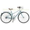 Street / Beach 700C 3 Speed Internal Hub Bicycle Women City Bike With Wide Tires