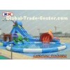 0.55mm PVC Tarpaulin Interesting Inflatable Water Slide Pool toys
