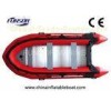 Heavy Duty PVC Foldable Inflatable Boat 6 Person Inflatable Dinghy With Motor