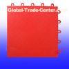 Colorful PP Indoor / Outdoor Interlocking Sports Flooring, Red Suspended Plastic Floor