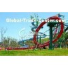 Water Park Fiberglass Water Slides / Extreme Water Slides For Swimming Pool Play Equipment