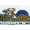 Kids Fiberglass Tornado Amusement Park Water Slides 4 Person Family Raft, 15m Height