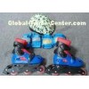 One Set Kids Adjustable Roller Skates Transformable 3 Wheels For Novice Speed Skates