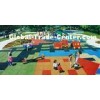 Outdoor Playground Rubber Mats / Poured Rubber Playground Surface