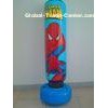 PVC inflatable punching bag toys with full color pringting spider man