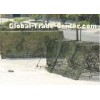 Custom / OEM special stretch Knotless Nets, PE / PET Camouflage netting for military