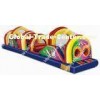 Commerical 15oz  PVC Coated Vinyl Inflatable Obstacle Course For Adult