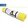 Lightweight Yellow XPE Yoga Exercise Mat Double Layer / Anti Slip Yoga Mat