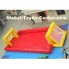 0.45mm - 0.55mm PVC Tarpaulin Inflatable Sports Games , Double Tube Football Field Sports Equipment