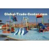 Outdoor Kids Water Playground With Water Curtain , Water Theme Park