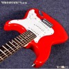 Red-white Vintage Tremolo TEG-154 Electric Guitar