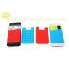 Blue 3M adhesive sticks Silicone smart card wallet promotion Gifts for ladies