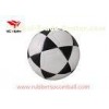 Black And White Official Rubber Soccer Ball 5# , Adult Size Soccer Ball
