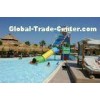 Small Children Water Playground Closed Water Slide For Kids Swimming Pool