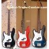 Left Handed Basswood Neck Electric Bass Instrument For Children , Chrome Hardwares