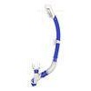 Clear Blue Dry Diving Snorkel with Piece PU Tube Silicone Mouth OEM ODM