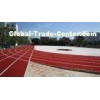 UV-resistant  Runway Artificial Grass Lawn Turf, Gauge 3/8 Red Artificial Grass for Sports