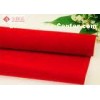 Plain Red Velvet Flock Fabric for Packaging Gift Box Fabric Material , Flocking Fabrics