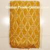 African Gold Net Lace Fabric