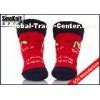 Soft Tube Red Infant Socks Warm Newborn Baby Socks with Organic Cotton