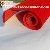 80 - 100GSM Red Velvet Flock Fabric For Package / Spunlace Flock Velvet Fabrics Materials