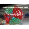 Inflatable Water Roller  With Colorful Dots / Color Cross On Bicephalous