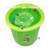 Inside Inflatable Swimming Pools , Green Portable Tarpaulin Swim Pool