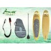 Round tail river Bamboo SUP boards Paddleboard with Deck Pad / Board Bag