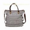 British Style Zipper Ladies Canvas Handbags Hobo Bag For Summer Sport / Dating