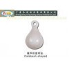 Gourd shape Lead Curtain Weights , white painting lead weight