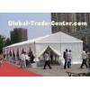 White 6m x 30m Fabric Small Clear Span Tent For Exhibition / Display